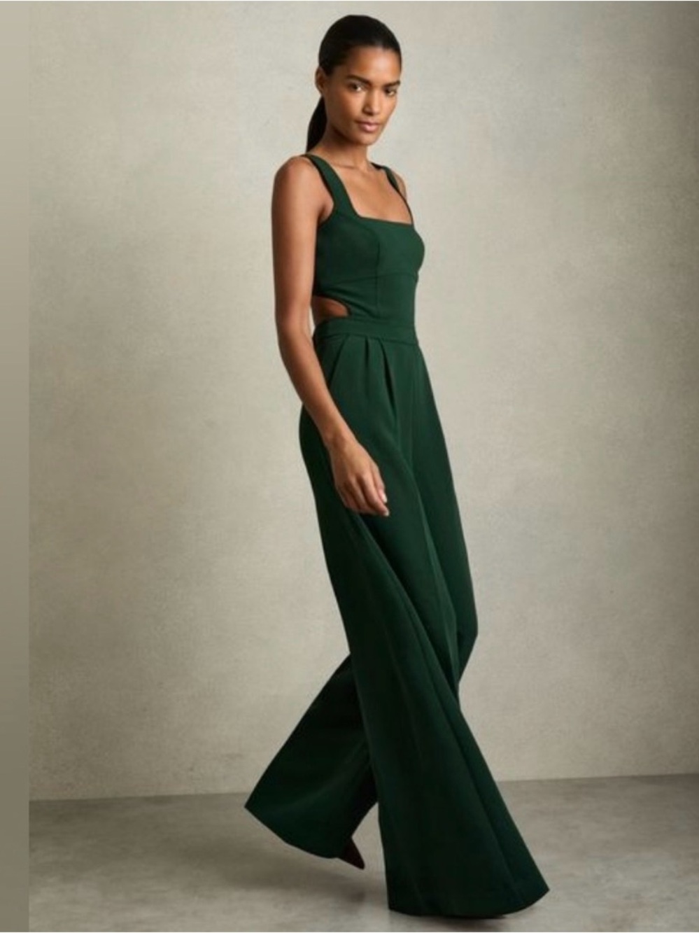Reiss Dion Wide-Leg Cut-Out Jumpsuit - Picture 7 of 8